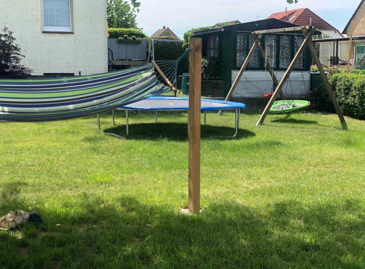 Kleine Gemuetliche Einliegerwohnung Mit Garten Und Pool Nordstemmen Exterior photo